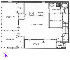 賃貸マンション情報｜Aga Home 201号　間取り図