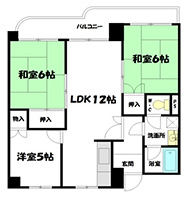 賃貸マンション情報｜ブエナビスタ姫路青山ウエスト　間取り図