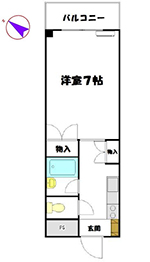 賃貸アパート・賃貸マンション情報｜ラポール　間取り図